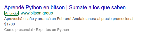 adwords curso bitson python